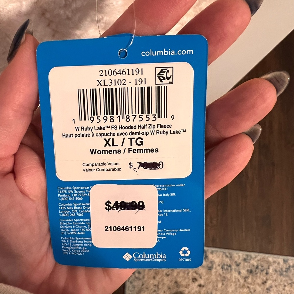 NWT Columbia Fleece Pullover - Picture 4 of 4